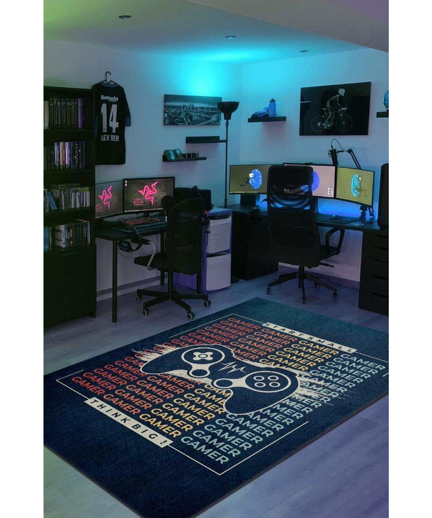 Think Big Моющийся нескользящий декоративный коврик из хлопчатобумажной ткани
Think Big Моющийся нескользящий декоративный коврик из хлопчатобумажной ткани