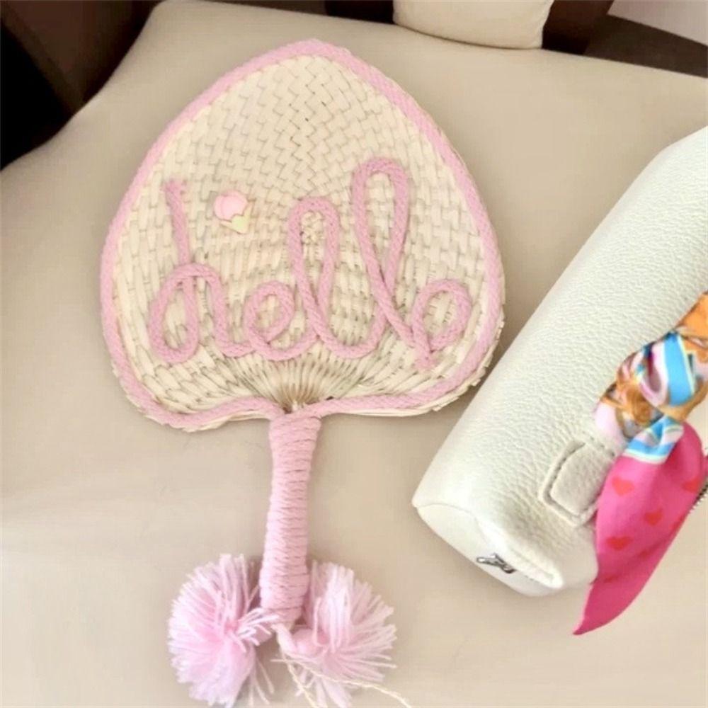 Cute Bamboo Weaving Fan Handmade Decorative Craft Fan Hand Cranked Pu Fan Summer L синій
Cute Bamboo Weaving Fan Handmade Decorative Craft Fan Hand Cranked Pu Fan Summer L синій