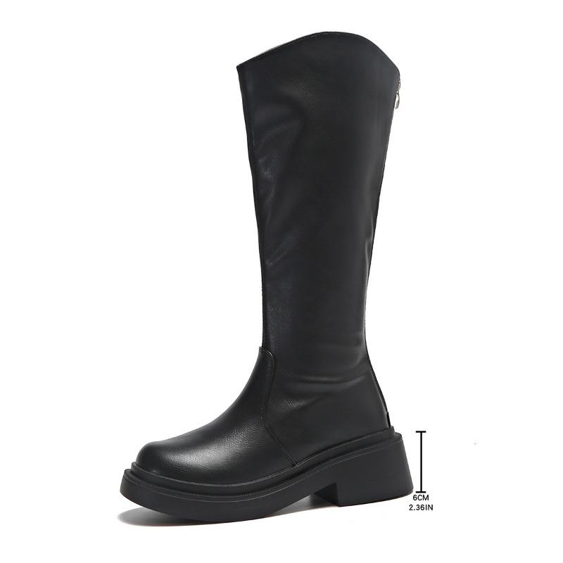 Модные ботинки с высоким голенищем, Новая женская обувь, Обувь больших размеров, Ботинки женские простые на высоком каблуке с круглым носком 35 чёрный
Модные ботинки с высоким голенищем, Новая женская обувь, Обувь больших размеров, Ботинки женские простые на высоком каблуке с круглым носком 35 чёрный