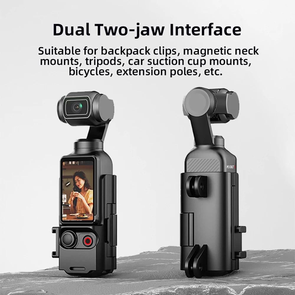 Expansion Frame For DJI OSMO Pocket 3 Camera Protective Shell Bracket Quick Release Multifunction Cold Shoe Adapter Accessories
Expansion Frame For DJI OSMO Pocket 3 Camera Protective Shell Bracket Quick Release Multifunction Cold Shoe Adapter Accessories