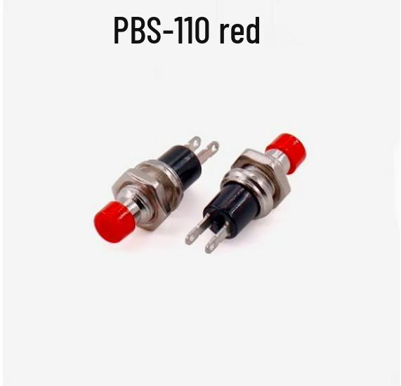 Compact PBS-110 Momentary Reset Switch: 6-7MM Hole, Non-Locking, Press to Operate
Compact PBS-110 Momentary Reset Switch: 6-7MM Hole, Non-Locking, Press to Operate