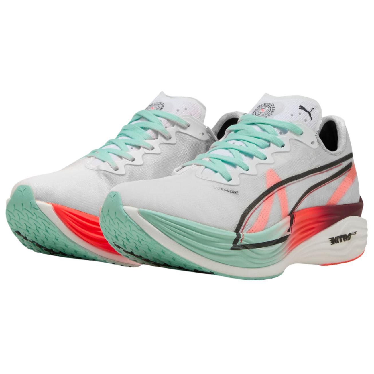 New Hyrox x PUMA Deviate NITRO Elite 3 Abrasion Resistant Low Top Running Shoes Women s White Red 312292-01 37.5
New Hyrox x PUMA Deviate NITRO Elite 3 Abrasion Resistant Low Top Running Shoes Women s White Red 312292-01 37.5