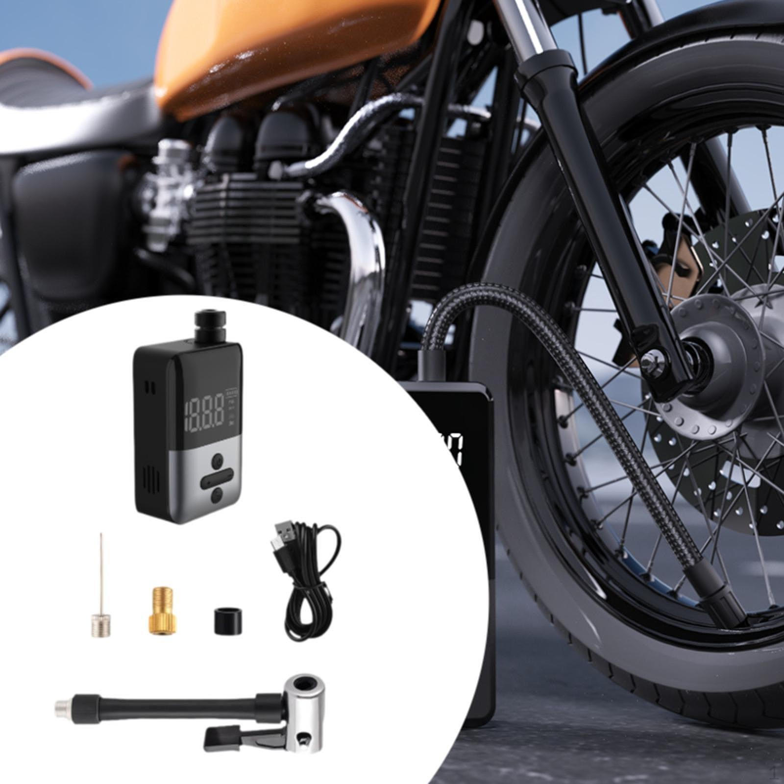 Mini Bike Tire Air Pump with Nozzle and Tube Accurate Powerful Digital Display Compact
Mini Bike Tire Air Pump with Nozzle and Tube Accurate Powerful Digital Display Compact