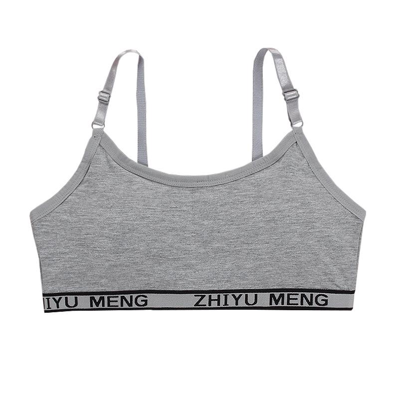 Girls Cotton Adjustable Strap Wireless Bra with Insert Pads for Teens One Size (Underbust 60-78cm) сірий колір
Girls Cotton Adjustable Strap Wireless Bra with Insert Pads for Teens One Size (Underbust 60-78cm) сірий колір