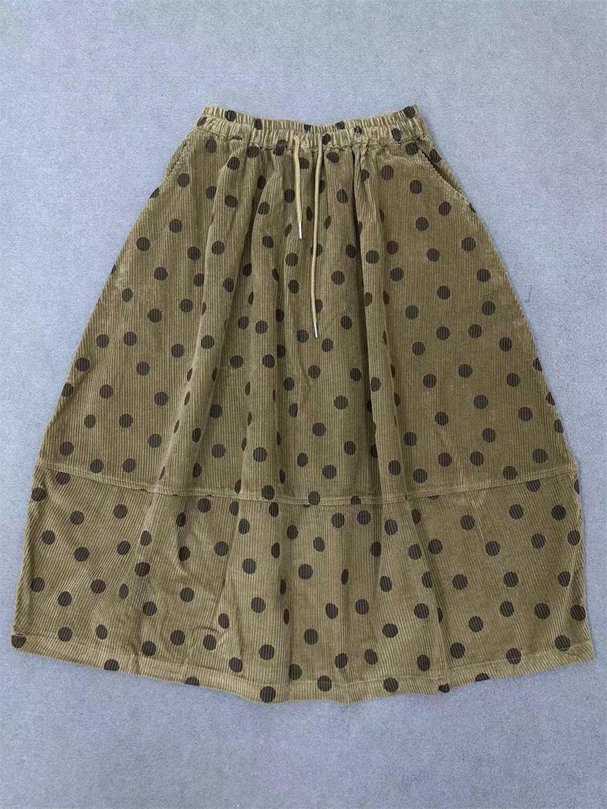 Johnature Осень-Зима Японская Лоскутная Эластичная Талия Вельветовая Юбка Женская Повседневная Юбка В Горошек One Size кофейный
Johnature Осень-Зима Японская Лоскутная Эластичная Талия Вельветовая Юбка Женская Повседневная Юбка В Горошек One Size кофейный