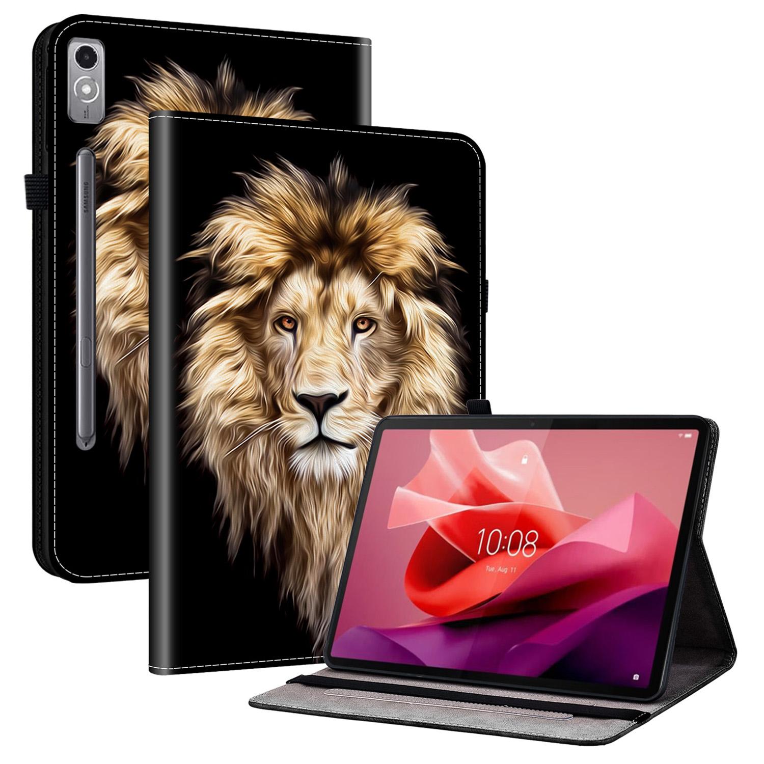 For Lenovo Tab P12 Leather Case Pattern Printed Stand Tablet Cover with Card Slots Lion Head
For Lenovo Tab P12 Leather Case Pattern Printed Stand Tablet Cover with Card Slots Lion Head