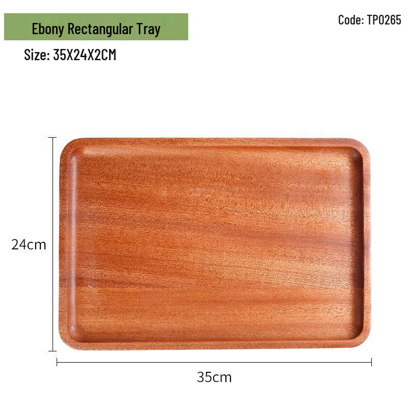 Wutan Wood Japanese Rectangular Serving Tray
Wutan Wood Japanese Rectangular Serving Tray