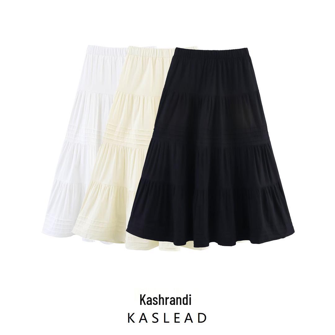 2025 Spring Women s Fashion European & American Style Cotton Striped Layered Midi Swing Skirt One Size
2025 Spring Women s Fashion European & American Style Cotton Striped Layered Midi Swing Skirt One Size