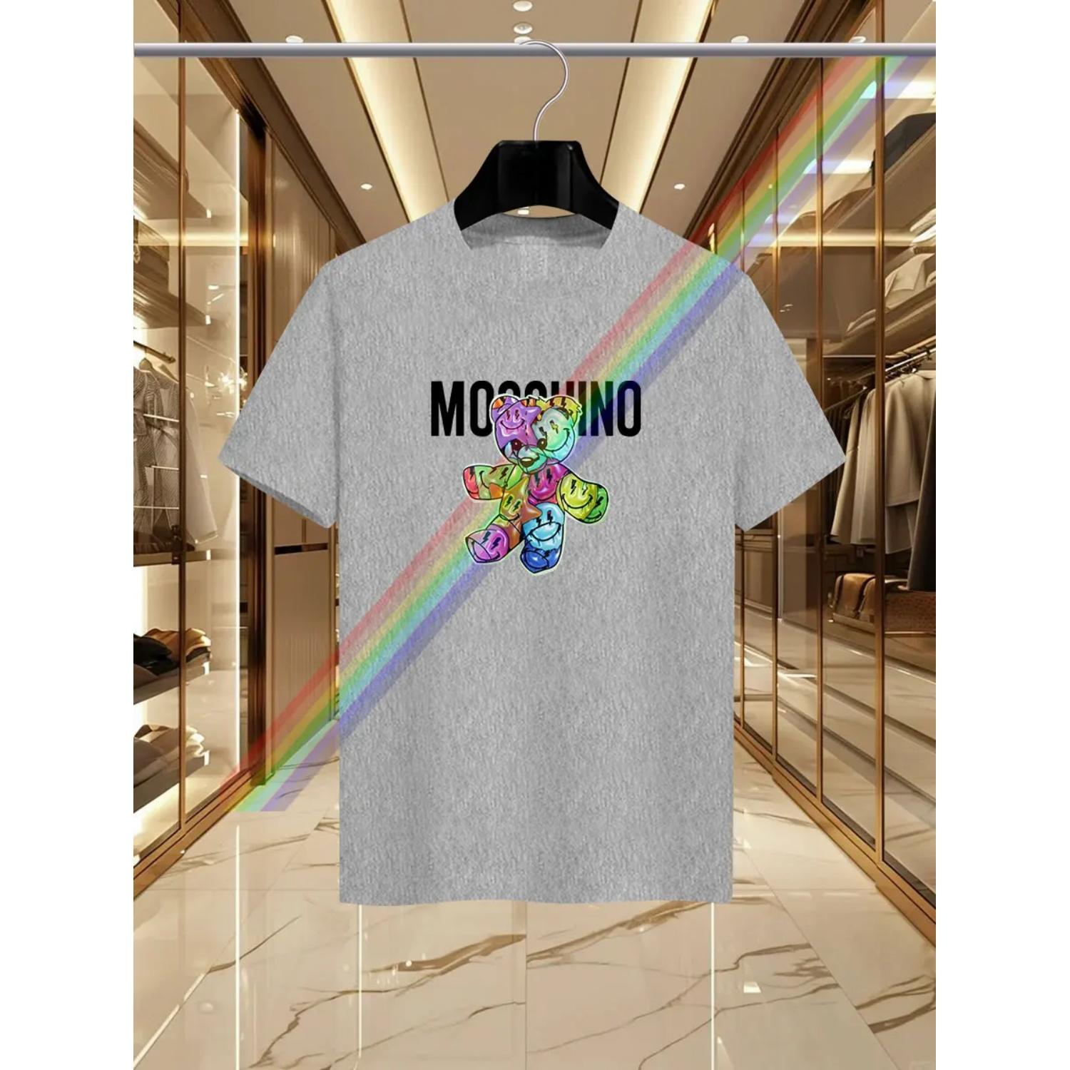 Summer Luxury Fashion MS Color Bear Design T-shirt Contemporary Fashion Trend High-end Top Pure Cotton Round Collar Leisure XXXXXL чорний
Summer Luxury Fashion MS Color Bear Design T-shirt Contemporary Fashion Trend High-end Top Pure Cotton Round Collar Leisure XXXXXL чорний