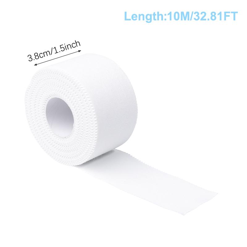 2.5/3.8/5 Cm 10 Meters Sport Athletic Waterproof Cotton White Boxing Adhesive Tape Strain Injury Support Sport Binding Bandage as the picture
2.5/3.8/5 Cm 10 Meters Sport Athletic Waterproof Cotton White Boxing Adhesive Tape Strain Injury Support Sport Binding Bandage as the picture