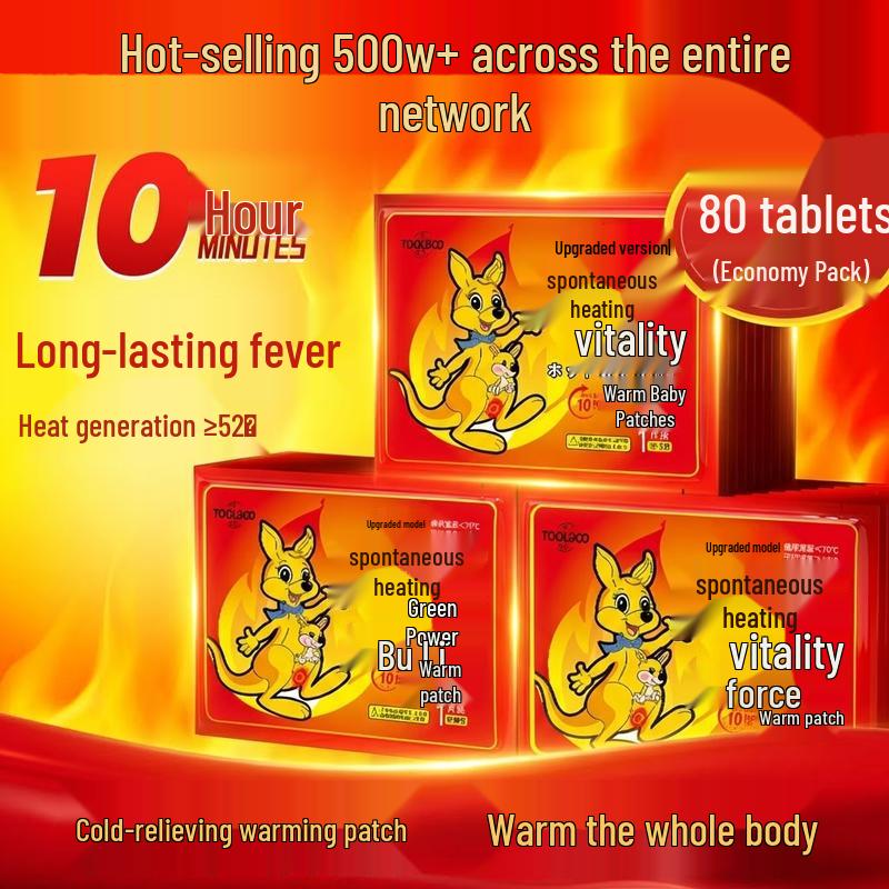 Ruiyanshi Disposable Heat Patches (80 Count)
Ruiyanshi Disposable Heat Patches (80 Count)