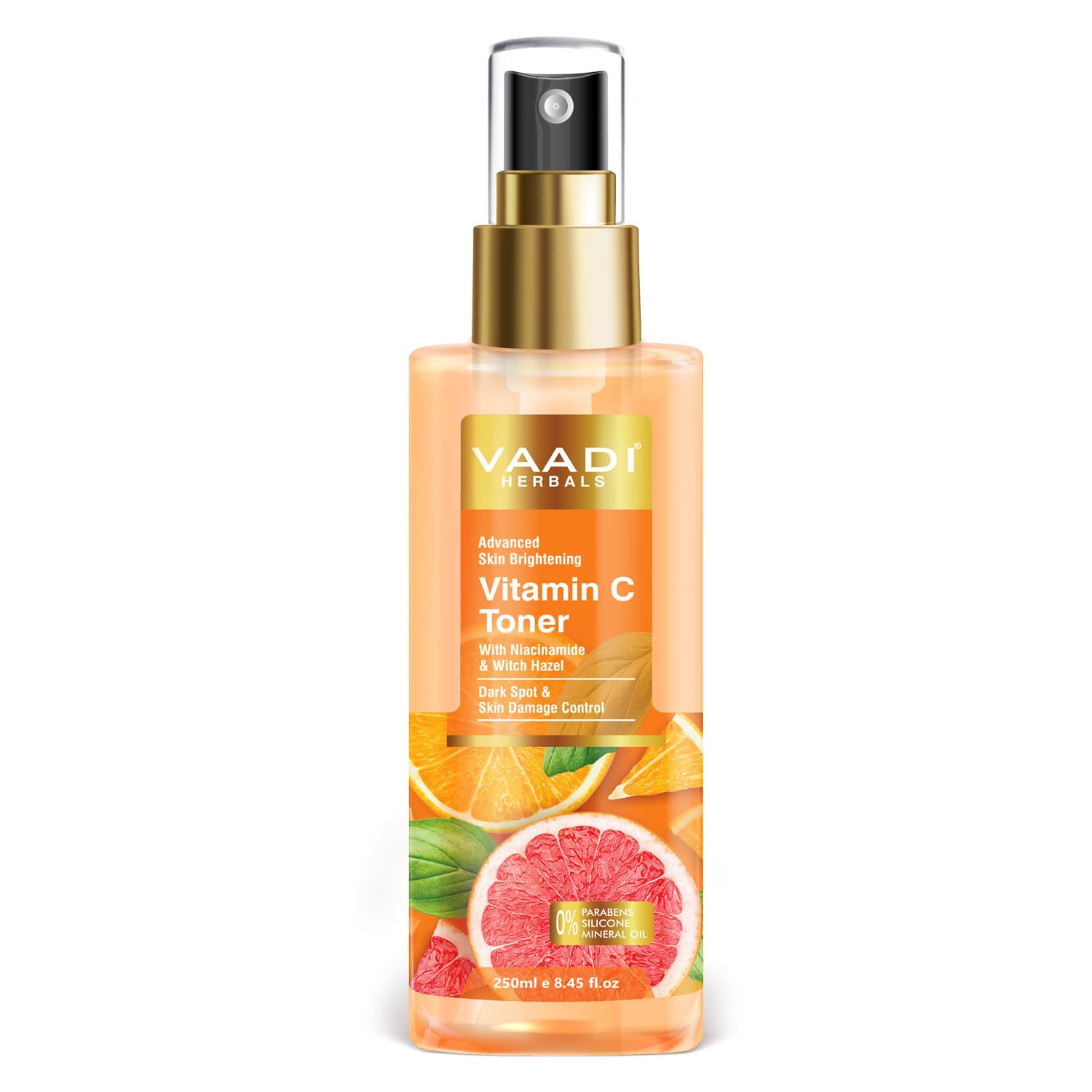 Vaadi Herbals Vitamin C Facial Toner 250 ml Pack Of 1 | Hydrating, Brightening & Anti-Ageing Skincare Mist
Vaadi Herbals Vitamin C Facial Toner 250 ml Pack Of 1 | Hydrating, Brightening & Anti-Ageing Skincare Mist