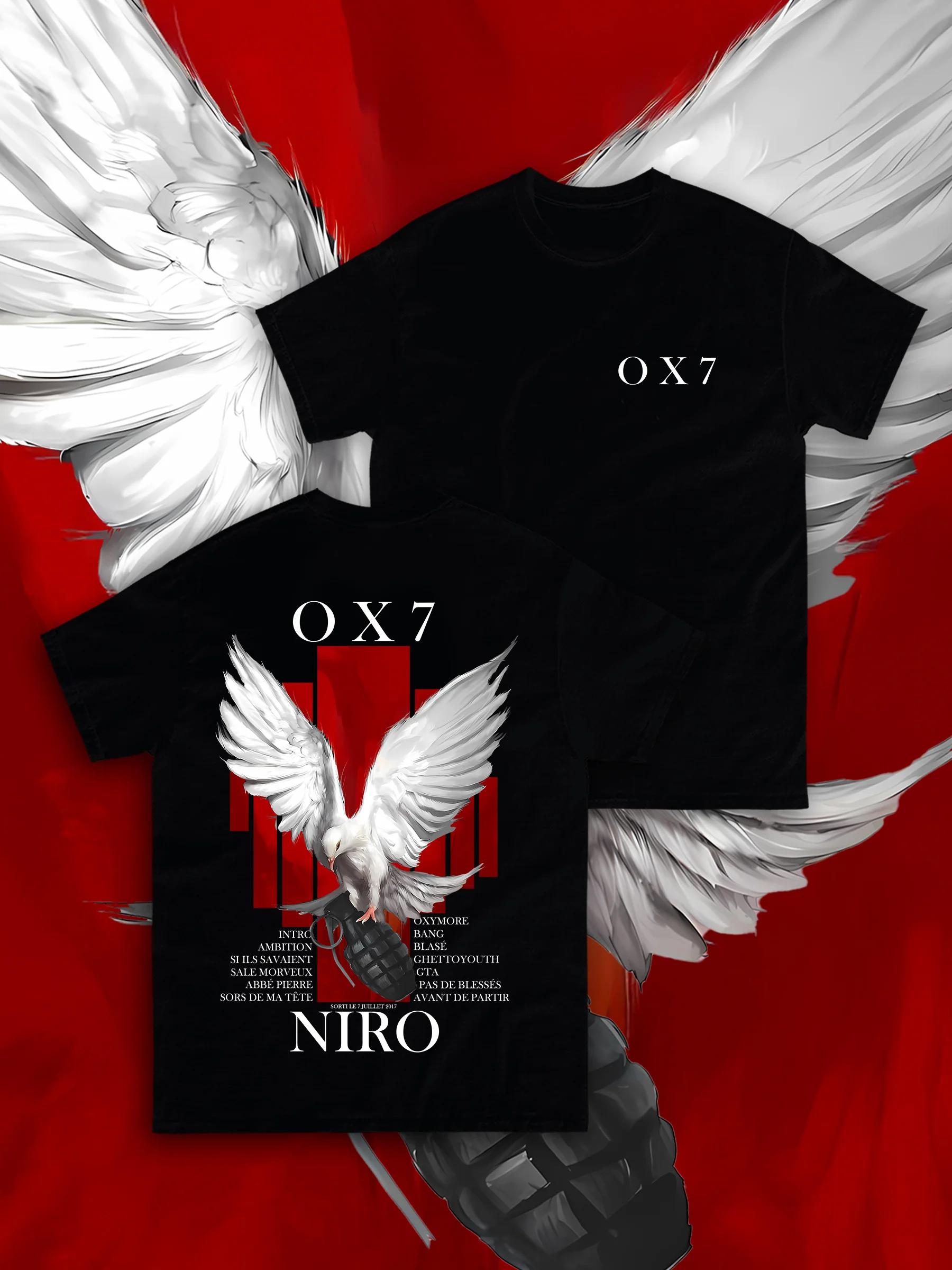 Fashion French Rapper Niros OX7 Album Graphic Tshirt Unisex Women Pop Music Tshirt Casual Cotton Vintage TShirt Unisex 4XL
Fashion French Rapper Niros OX7 Album Graphic Tshirt Unisex Women Pop Music Tshirt Casual Cotton Vintage TShirt Unisex 4XL