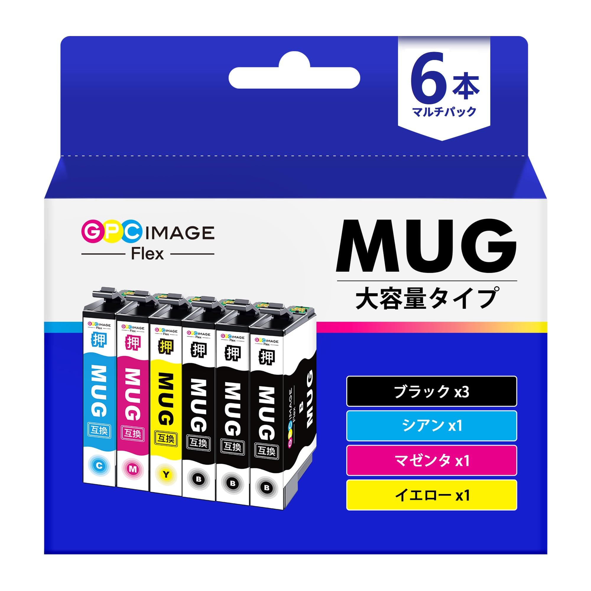 GPC Image Flex Epson Ink Mug EPSON Compatible Ink Cartridge Mug MUG 4 Color Pack Black 6 Pieces Epson Ink Large Capacity EPSON Printer 452A 052A
GPC Image Flex Epson Ink Mug EPSON Compatible Ink Cartridge Mug MUG 4 Color Pack Black 6 Pieces Epson Ink Large Capacity EPSON Printer 452A 052A