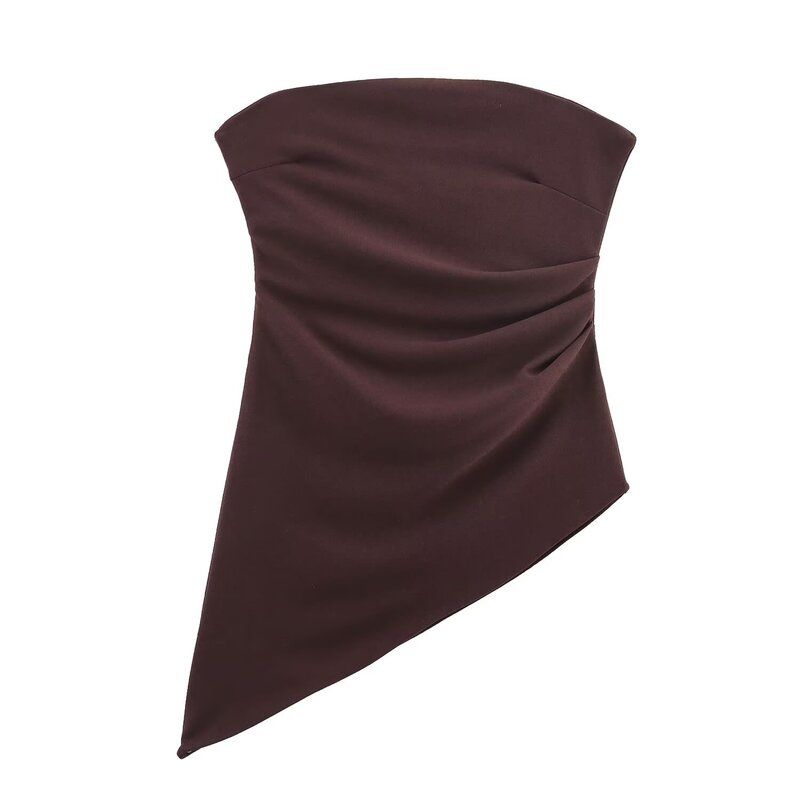 Fashion Wind 2024 New Fall Women s Clothing Stylish Silm Easiest for Match Ruched Asymmetric Tops 0085837 Curry color L
Fashion Wind 2024 New Fall Women s Clothing Stylish Silm Easiest for Match Ruched Asymmetric Tops 0085837 Curry color L