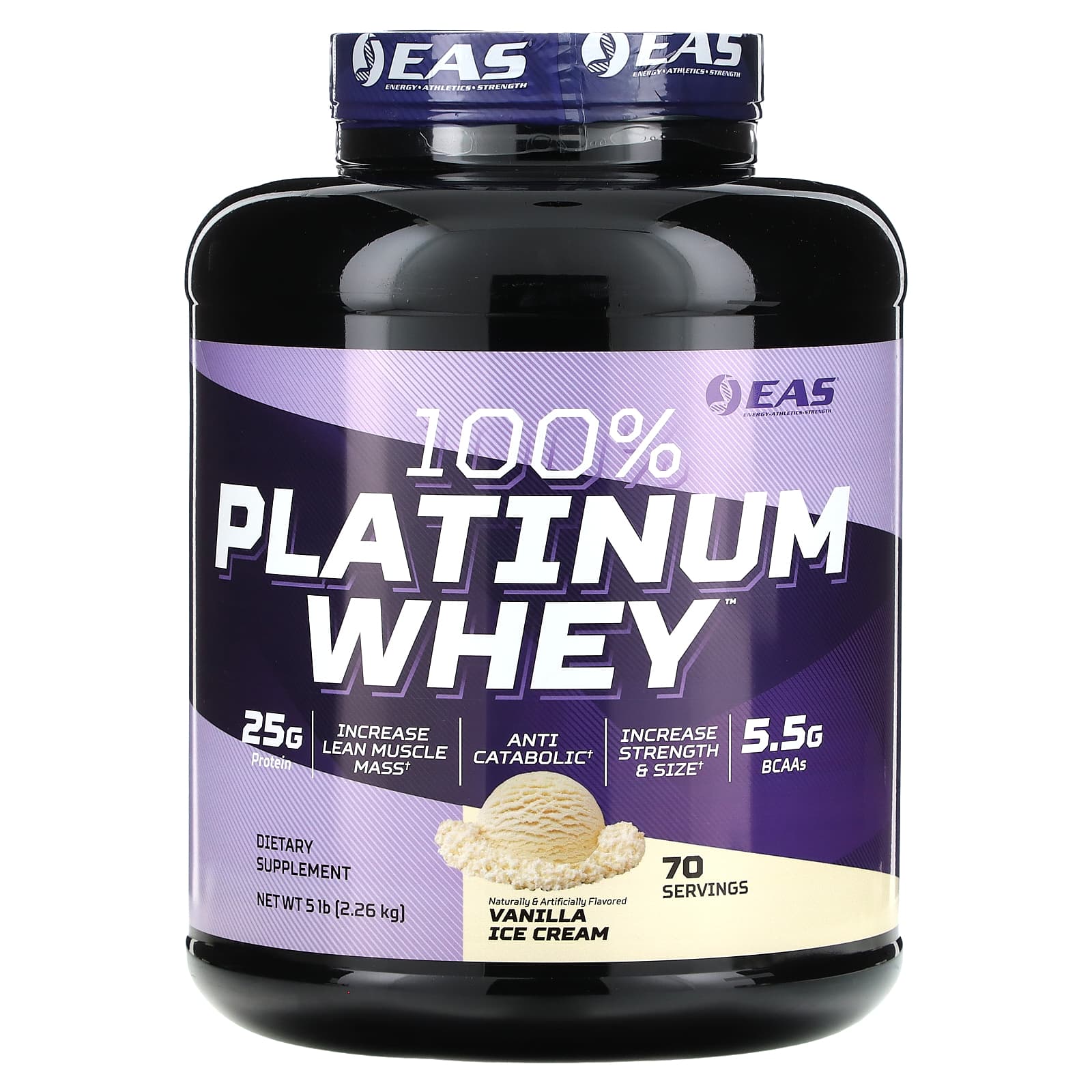 100% Platinum Whey, Vanilla Ice Cream, 2.26Kg(5Lb)
100% Platinum Whey, Vanilla Ice Cream, 2.26Kg(5Lb)