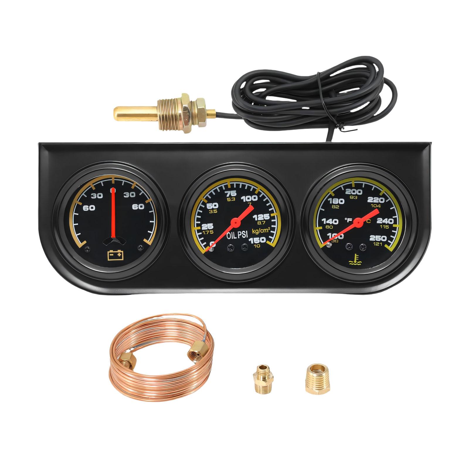 52MM Black Face Engine Monitoring Group With Red Indicator And Backlight For Vehicle Tracking 1
52MM Black Face Engine Monitoring Group With Red Indicator And Backlight For Vehicle Tracking 1
