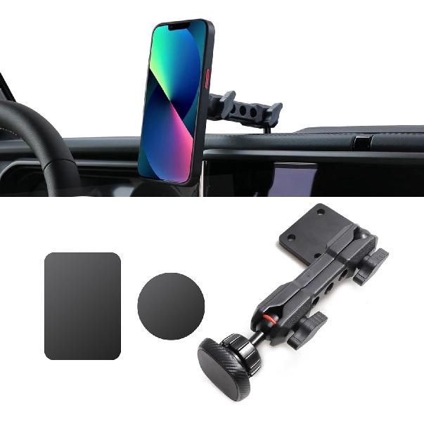 Dash Cell Phone Mount Holder Compatible with 2024 2025 Jeep Wrangler JL 4XE Interior Accessories 360° Adjustable Dashboard Smart Phone Holder, 1 Magnetic
Dash Cell Phone Mount Holder Compatible with 2024 2025 Jeep Wrangler JL 4XE Interior Accessories 360° Adjustable Dashboard Smart Phone Holder, 1 Magnetic