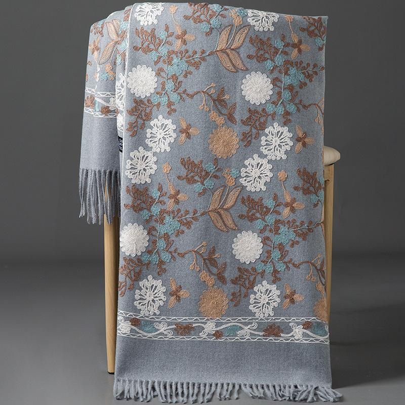 New Winter Shawl Embroider Tassel Women Shawl Thick Warm Cashmere Pashmina Scarves Lady Soft Wrap Bufanda Travel All-Match Scarf 200x70cm
New Winter Shawl Embroider Tassel Women Shawl Thick Warm Cashmere Pashmina Scarves Lady Soft Wrap Bufanda Travel All-Match Scarf 200x70cm