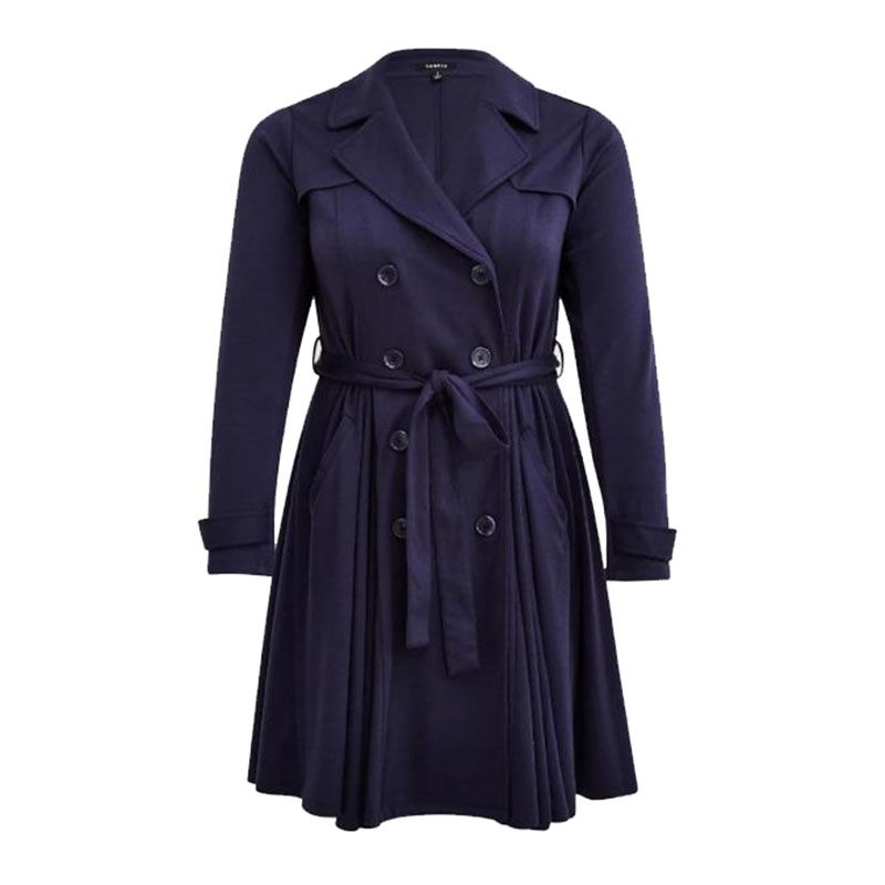 European and American Commuters Skirt Hem Heavy Cotton Oversize Women s Clothing Navy 2
European and American Commuters Skirt Hem Heavy Cotton Oversize Women s Clothing Navy 2