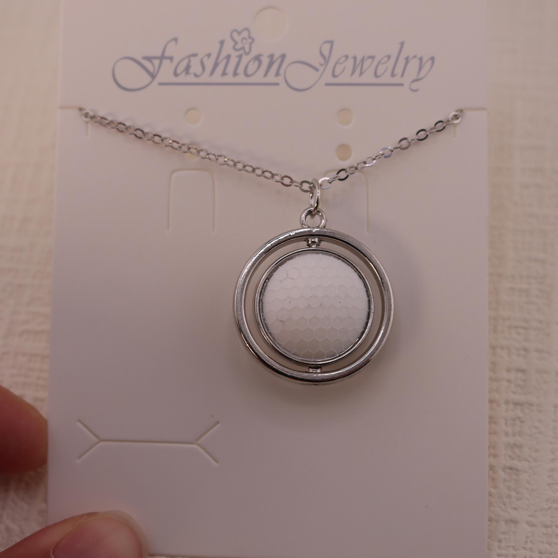 Rotating Sports Ball Necklace for Basketball, Golf, Baseball, and Rugby
Rotating Sports Ball Necklace for Basketball, Golf, Baseball, and Rugby