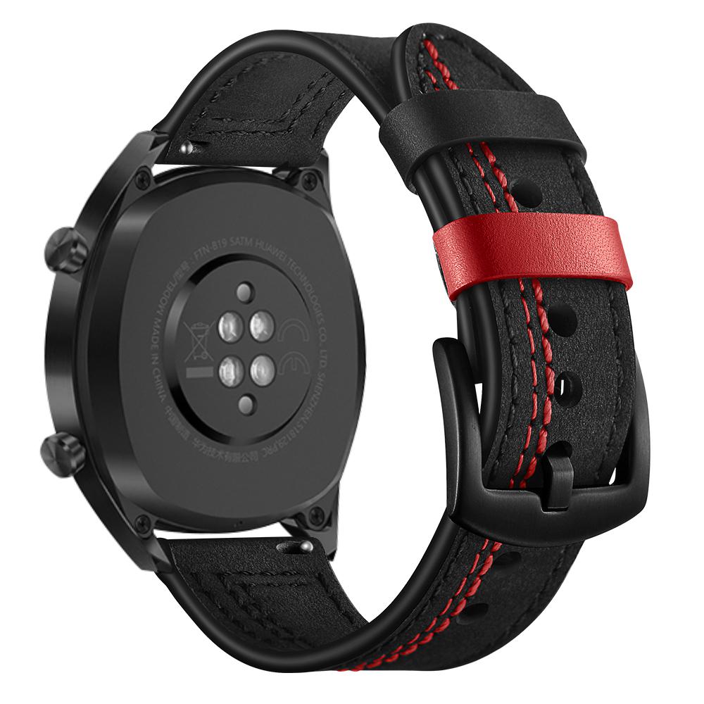 22mm Genuine Leather Smart Watch Strap Replacement with Stitching Decor for Huawei Watch GT1/2/Watch Magic Black
22mm Genuine Leather Smart Watch Strap Replacement with Stitching Decor for Huawei Watch GT1/2/Watch Magic Black