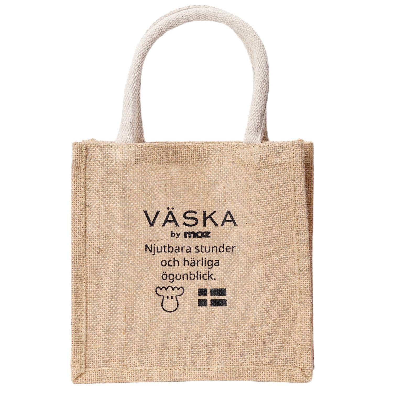 VBSKB by moz Veska Moz Tote Bag, Small, Mini Tote, Nordic, Swedish Elk Design, Women s, Walking Tote, Lunch Tote, Bento Tote, Jute, VSJJ-01B, Natural
VBSKB by moz Veska Moz Tote Bag, Small, Mini Tote, Nordic, Swedish Elk Design, Women s, Walking Tote, Lunch Tote, Bento Tote, Jute, VSJJ-01B, Natural