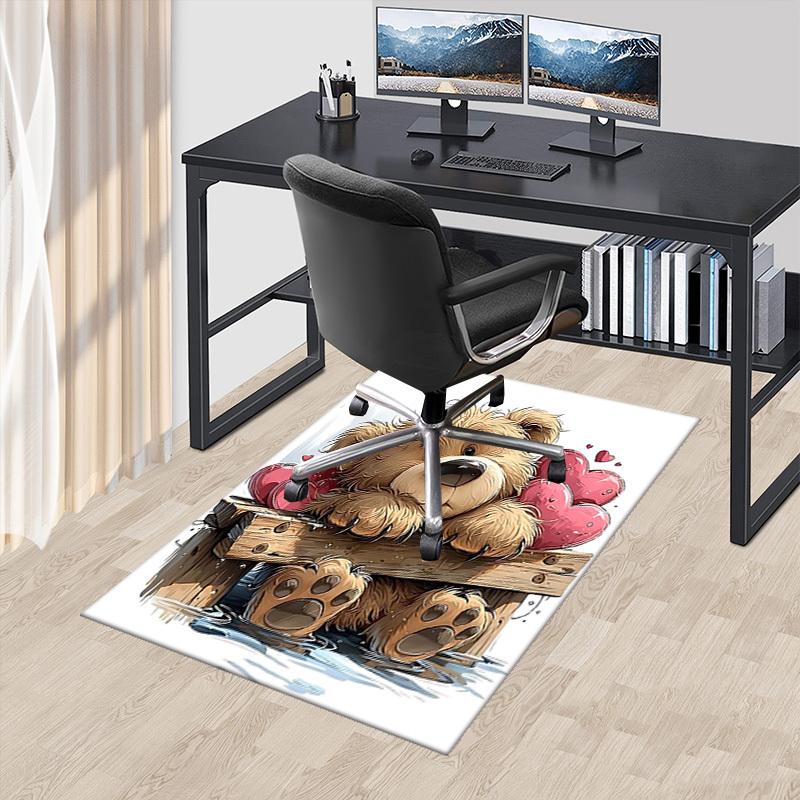 1pc Teddy Bear with Hearts Chair Mat - Anime Cartoon Design, Non-Slip Carpet for Office Chairs, Suitable for All Seasons, Ideal as a Gift for Home Dec 60cm by 90cm
1pc Teddy Bear with Hearts Chair Mat - Anime Cartoon Design, Non-Slip Carpet for Office Chairs, Suitable for All Seasons, Ideal as a Gift for Home Dec 60cm by 90cm