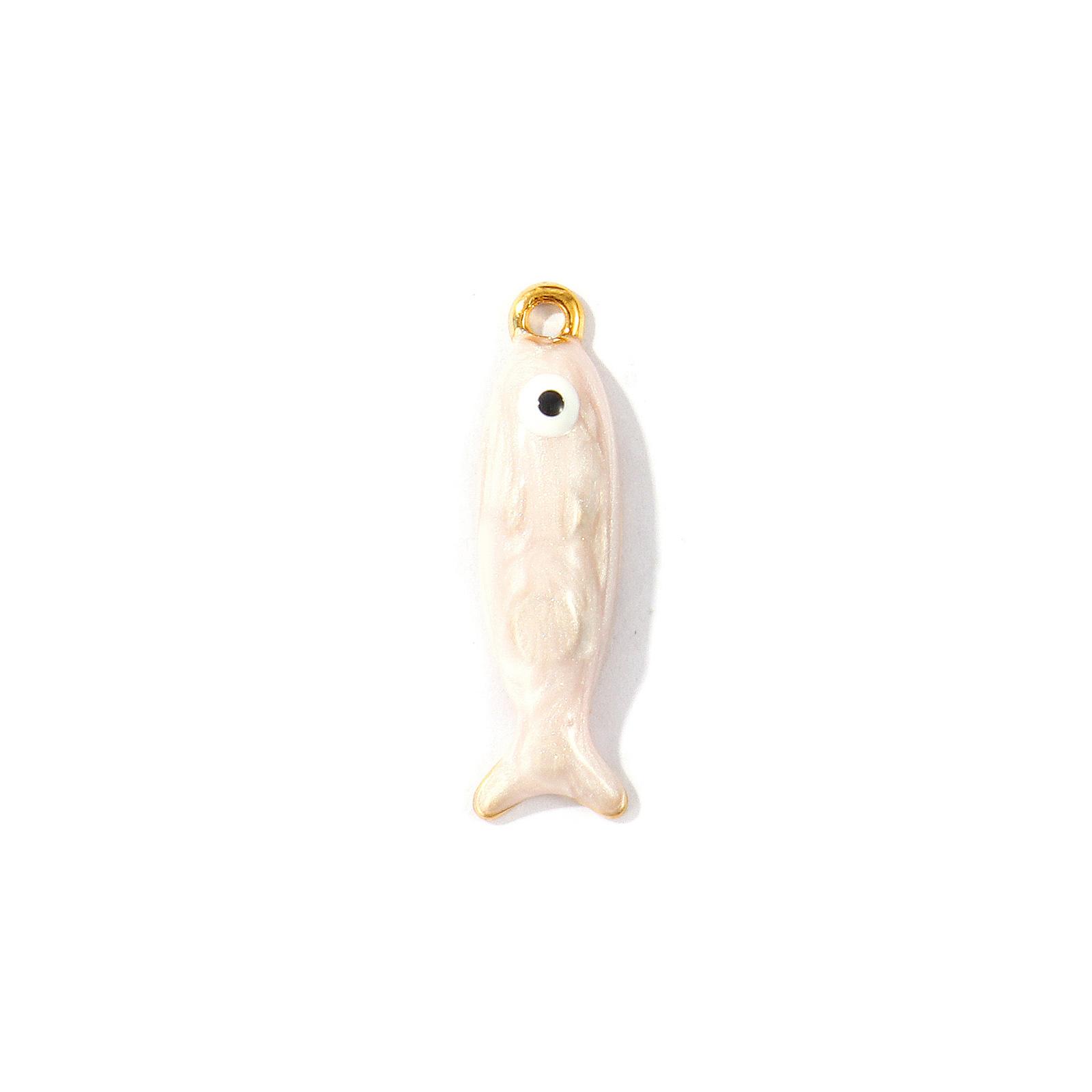 2 PCs Waterproof Enamel Pearlized Fish 304 Stainless Steel Ocean Jewelry Charms 18K Gold Plated Pendants For DIY Necklace Making
2 PCs Waterproof Enamel Pearlized Fish 304 Stainless Steel Ocean Jewelry Charms 18K Gold Plated Pendants For DIY Necklace Making