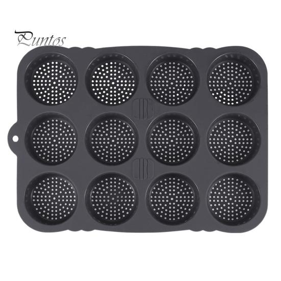 Форма для хлеба с антипригарным покрытием, силиконовая форма для булочек для гамбургеров с сетчатым дизайном отверстий для воздуха, 12 сеток, форма для выпечки для кухни серый
Форма для хлеба с антипригарным покрытием, силиконовая форма для булочек для гамбургеров с сетчатым дизайном отверстий для воздуха, 12 сеток, форма для выпечки для кухни серый