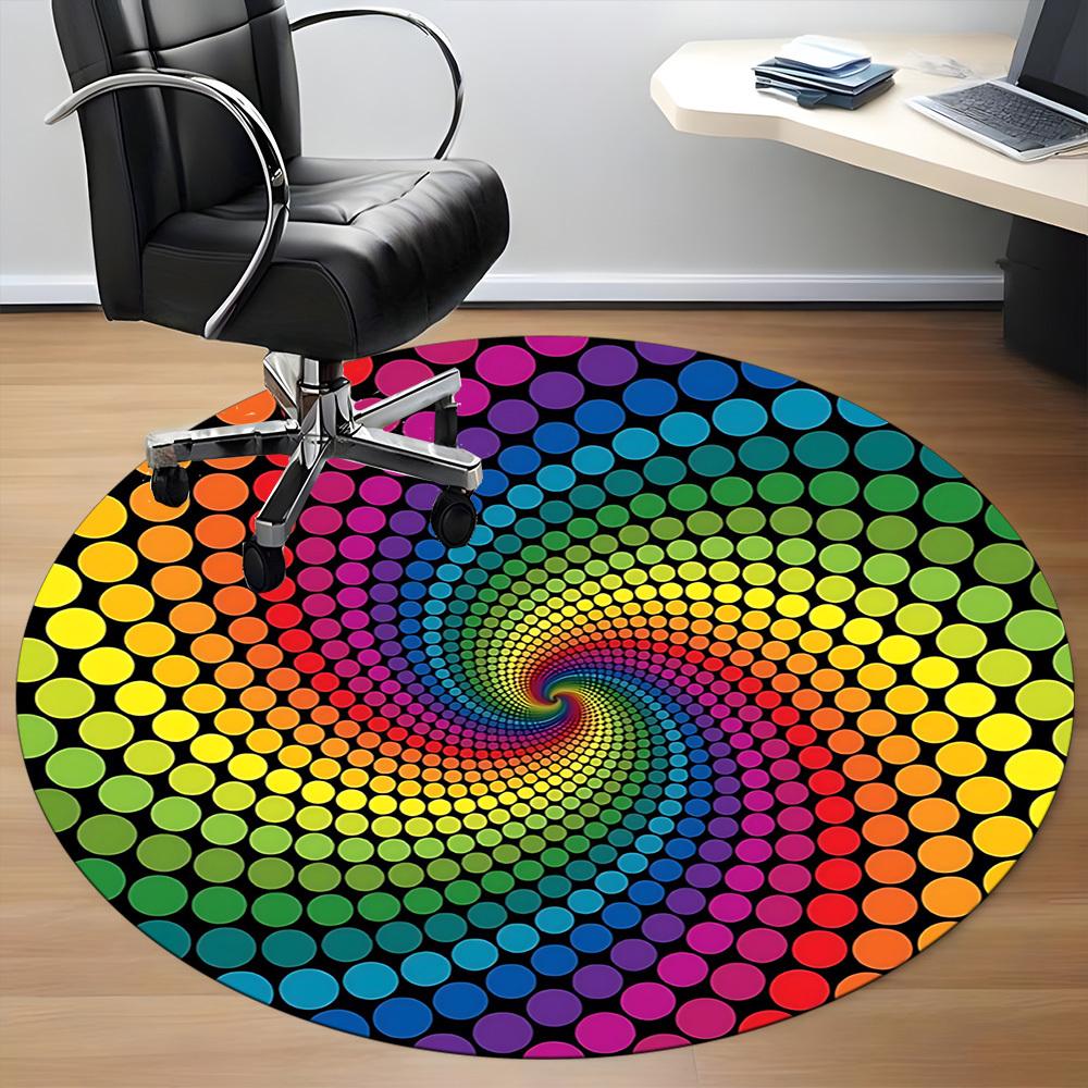 1pc Rainbow Dots Chair Carpet for Office Non-Slip, Machine Washable Rug for Office, Room - Holiday Decor, Machine Made yy251016030 80cm by 80cm
1pc Rainbow Dots Chair Carpet for Office Non-Slip, Machine Washable Rug for Office, Room - Holiday Decor, Machine Made yy251016030 80cm by 80cm