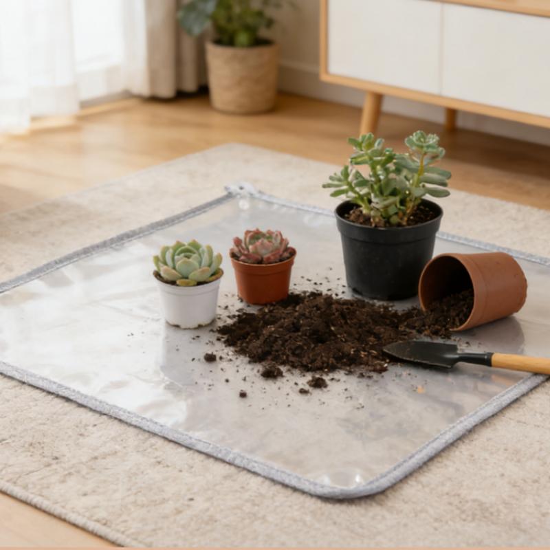 1pc Transparent Horticultural Mat Soil Replacement Pad Waterproof Soil Replacement Flower Pot PE Mat For Succulent Plant Potting
1pc Transparent Horticultural Mat Soil Replacement Pad Waterproof Soil Replacement Flower Pot PE Mat For Succulent Plant Potting