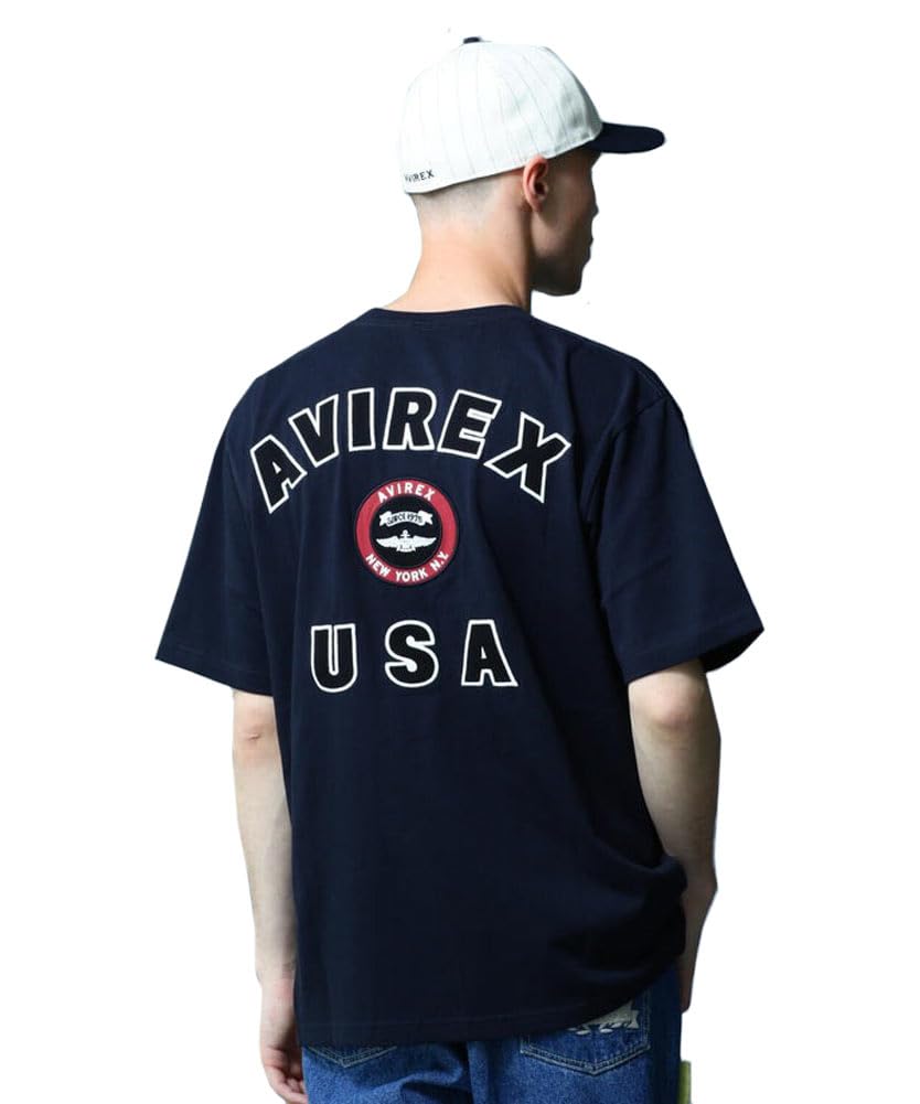 AVIREX VARSITY LOGO T-SHIRT L navy 783-5934012
AVIREX VARSITY LOGO T-SHIRT L navy 783-5934012