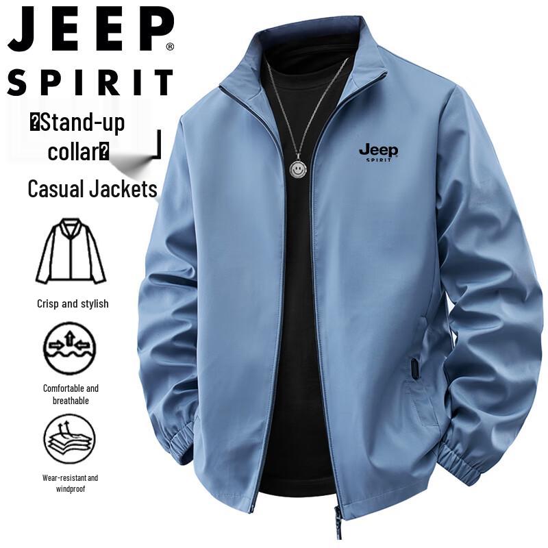 JEEP SPIRIT Men s Spring Autumn Stand Collar Plus Size Casual Jacket 3XL
JEEP SPIRIT Men s Spring Autumn Stand Collar Plus Size Casual Jacket 3XL