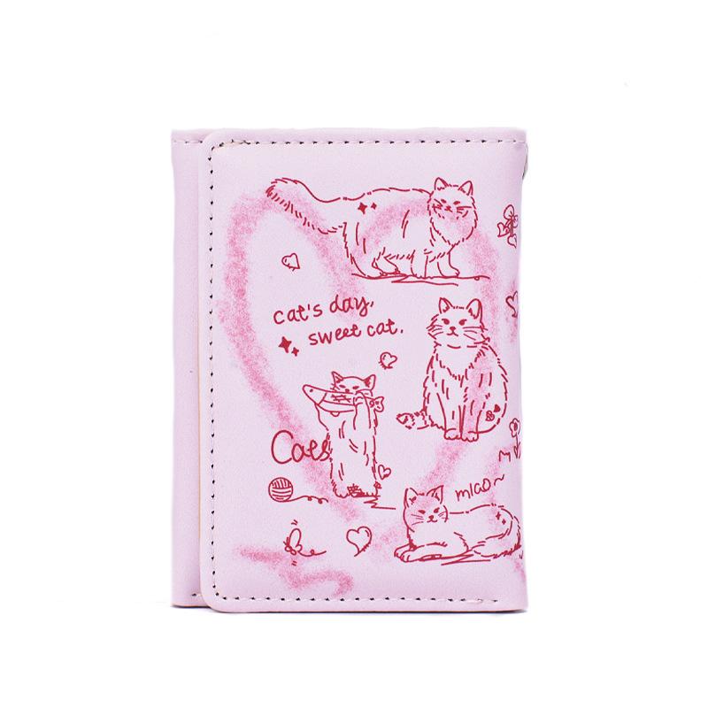 Women Wallet Female Leather Cute Student Coin Purse Women s Card Holder Graffiti Cat Wallet Portable Large Capacity Money Bag
Women Wallet Female Leather Cute Student Coin Purse Women s Card Holder Graffiti Cat Wallet Portable Large Capacity Money Bag