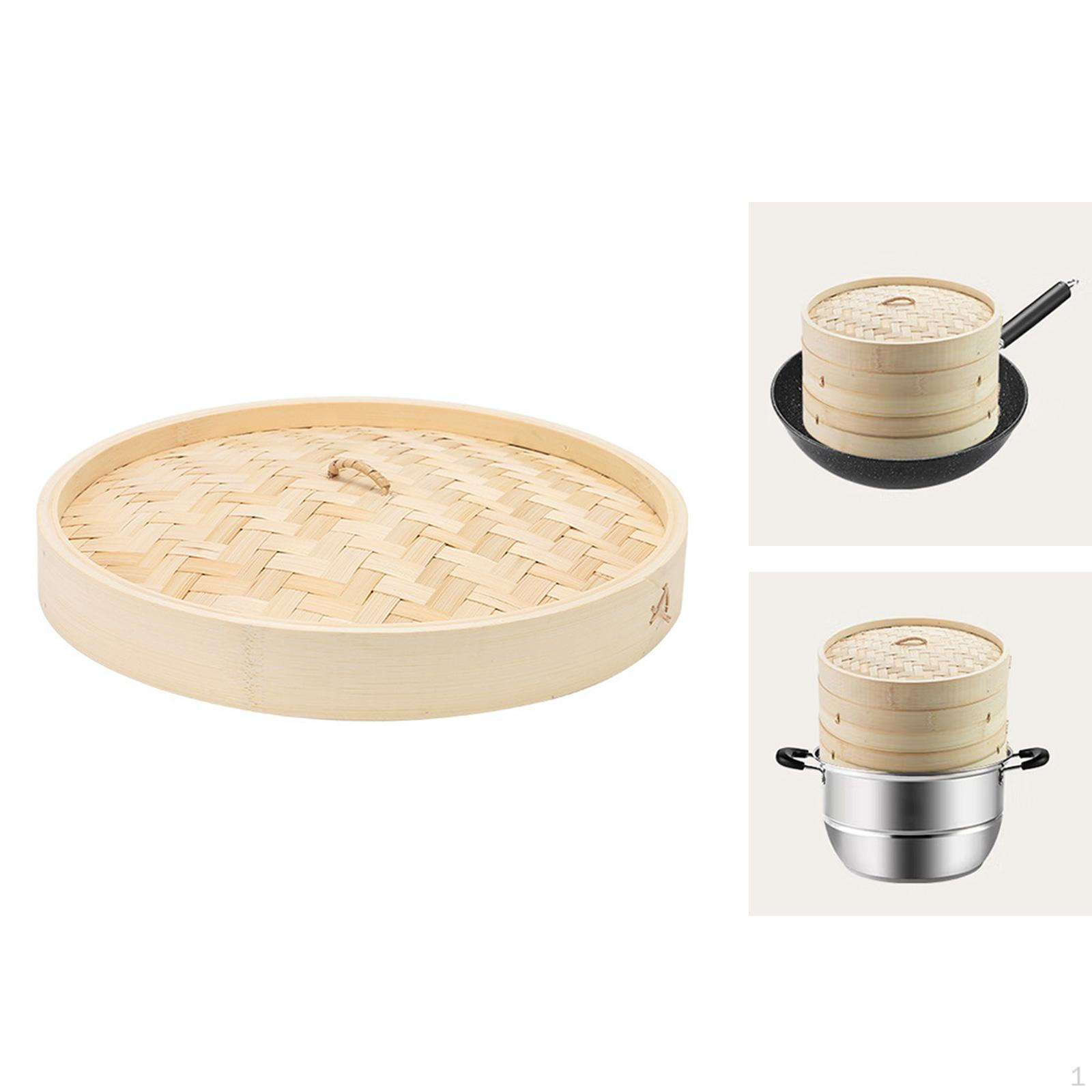 12-дюймовая бамбуковая пароварка для приготовления пельменей и булочек Steamer Basket
12-дюймовая бамбуковая пароварка для приготовления пельменей и булочек Steamer Basket