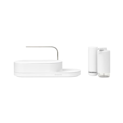 Brabantia - набор из 3 предметов SinkStyle Organizer с органайзером, дозатором мыла и выжимателем мыла - компактный дизайн, поддон для сбора капель с воздушным потоком, нескользящий поддон - M
Brabantia - набор из 3 предметов SinkStyle Organizer с органайзером, дозатором мыла и выжимателем мыла - компактный дизайн, поддон для сбора капель с воздушным потоком, нескользящий поддон - M