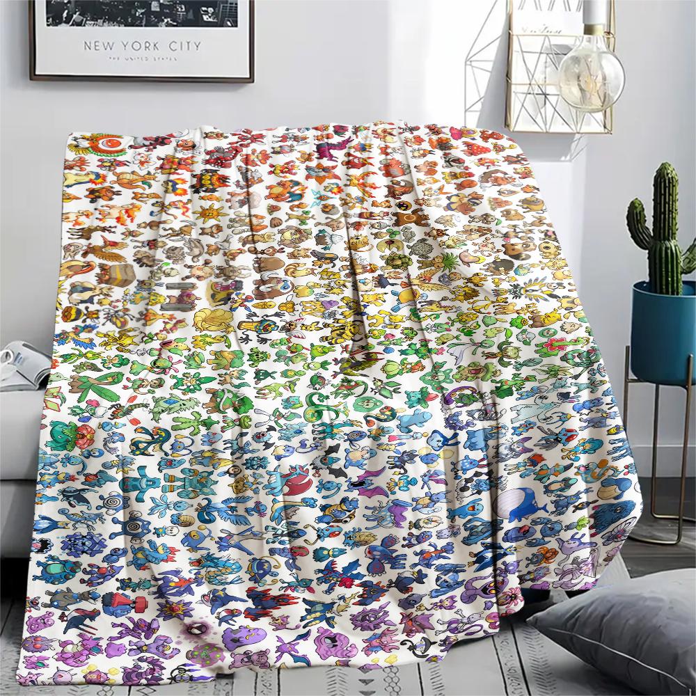 Cute Pokémon pattern Flannel Blanket, High quality Comfortable for All Seasons, Home Decor, Warmth and Comfort, Perfect for Gifts. 80cm x 120cm
Cute Pokémon pattern Flannel Blanket, High quality Comfortable for All Seasons, Home Decor, Warmth and Comfort, Perfect for Gifts. 80cm x 120cm