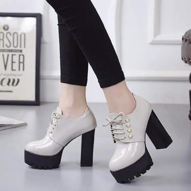 Spring Autumn New Style Korean High Heels Women s Thick Bottom Waterproof Platform Shoes With Round Toe And Animal Resin Sole 40 сірий колір
Spring Autumn New Style Korean High Heels Women s Thick Bottom Waterproof Platform Shoes With Round Toe And Animal Resin Sole 40 сірий колір
