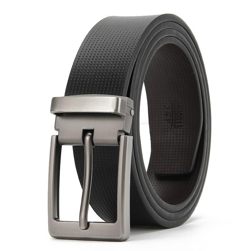 Ремень мужской с игольной пряжкой, из натуральной коровьей кожи, корейский, деловой и повседневный, ремень из коровьей кожи второго слоя, мужской ремень 110CM-130CM
Ремень мужской с игольной пряжкой, из натуральной коровьей кожи, корейский, деловой и повседневный, ремень из коровьей кожи второго слоя, мужской ремень 110CM-130CM