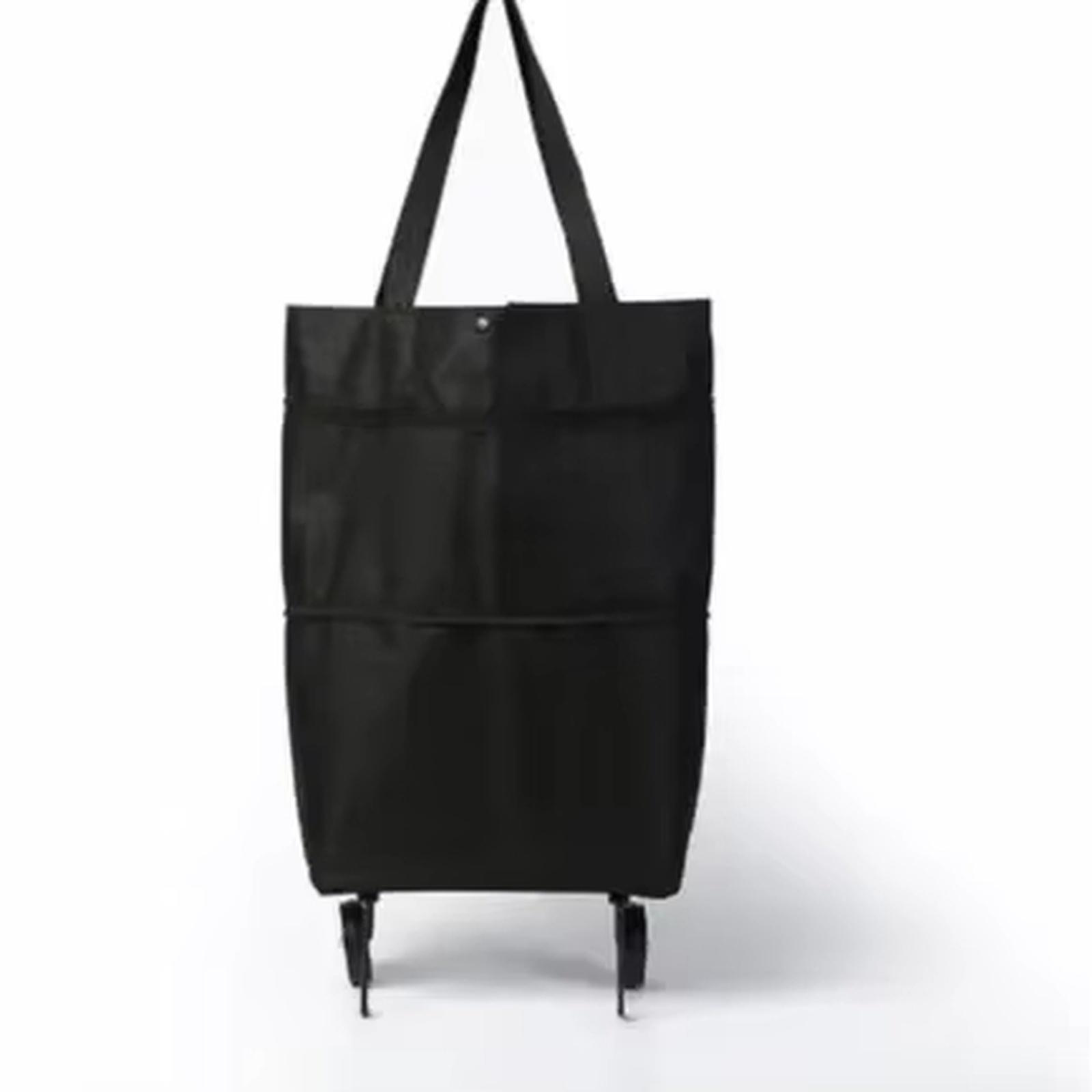 Oxford Fabric Folding Shopping Trolley Bag with Wheels Foldable Grocery Cart Handheld Tote Bag for Market and Daily Use one size чёрный
Oxford Fabric Folding Shopping Trolley Bag with Wheels Foldable Grocery Cart Handheld Tote Bag for Market and Daily Use one size чёрный