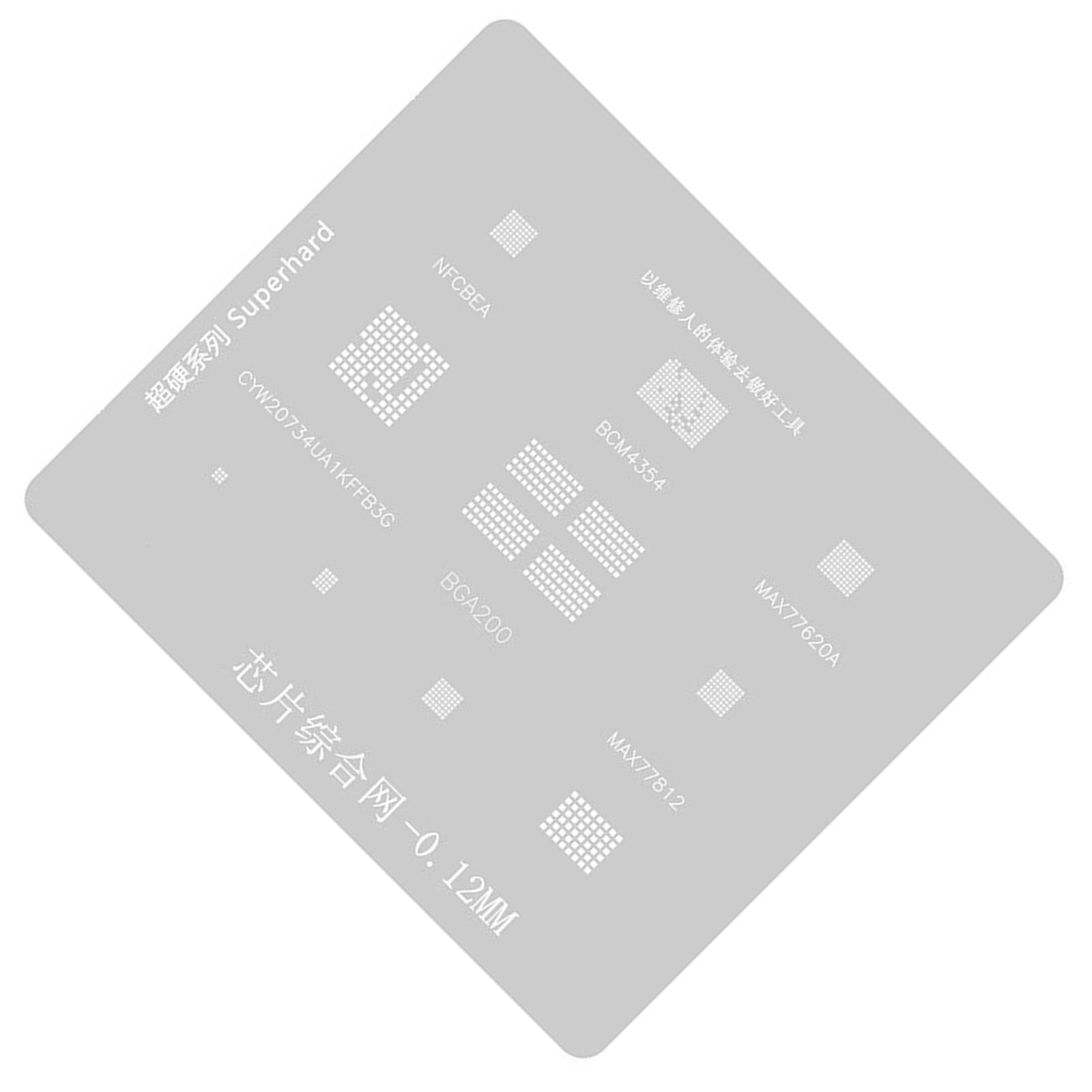 Professional BGA Reballing Stencil for CPU Repair Engineered for CYW20734UA1KFFB3G Easy Handling Precise Operation
Professional BGA Reballing Stencil for CPU Repair Engineered for CYW20734UA1KFFB3G Easy Handling Precise Operation