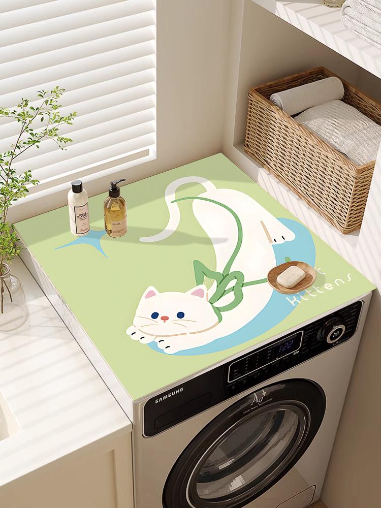 Cute Washing Machine Dust Cover Dopamine Refrigerator Cover Pad Absorbent Sunscreen Diatom Mud Cover Cloth 30X50cm
Cute Washing Machine Dust Cover Dopamine Refrigerator Cover Pad Absorbent Sunscreen Diatom Mud Cover Cloth 30X50cm