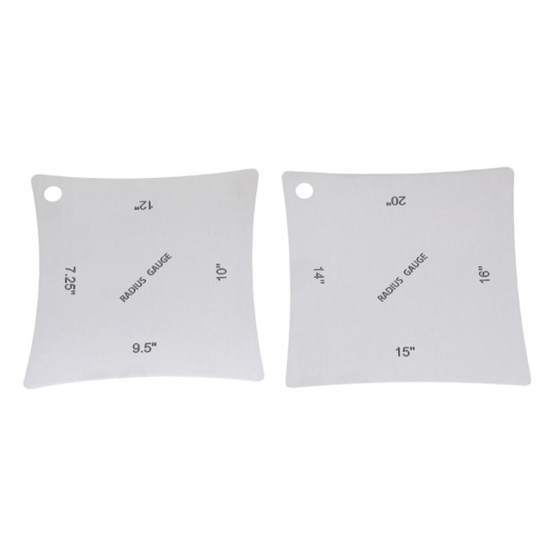 Set of 2/4 Practical Guitar Neck Radius Ruler Ensures Perfect Intonation and Playing Comfort Steel Texyure for Guitar
Set of 2/4 Practical Guitar Neck Radius Ruler Ensures Perfect Intonation and Playing Comfort Steel Texyure for Guitar