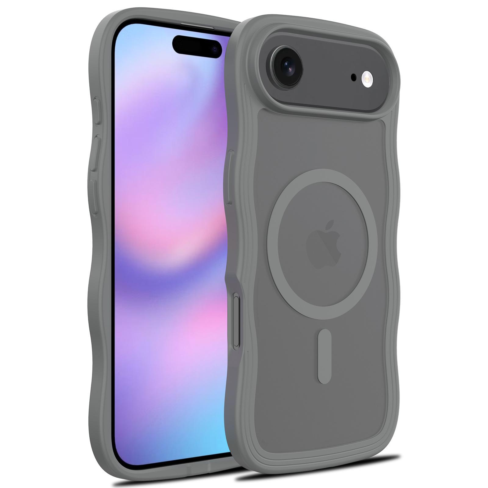 Подходит для iPhone 17, противоударный чехол для мобильного телефона с волнистым узором, безопасный для кожи, с магнитным креплением, чехол для мобильного телефона Apple 15 16pro iPhone17 серый
Подходит для iPhone 17, противоударный чехол для мобильного телефона с волнистым узором, безопасный для кожи, с магнитным креплением, чехол для мобильного телефона Apple 15 16pro iPhone17 серый