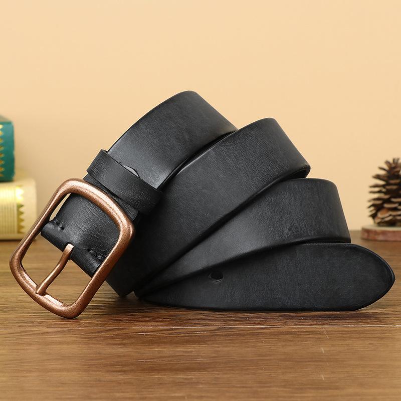 3.8Cm Wide Copper Buckle Belt Men S Leather Pin Buckle Natal Year First Layer Cowhide Retro Casual Jeans Belt 100cm
3.8Cm Wide Copper Buckle Belt Men S Leather Pin Buckle Natal Year First Layer Cowhide Retro Casual Jeans Belt 100cm