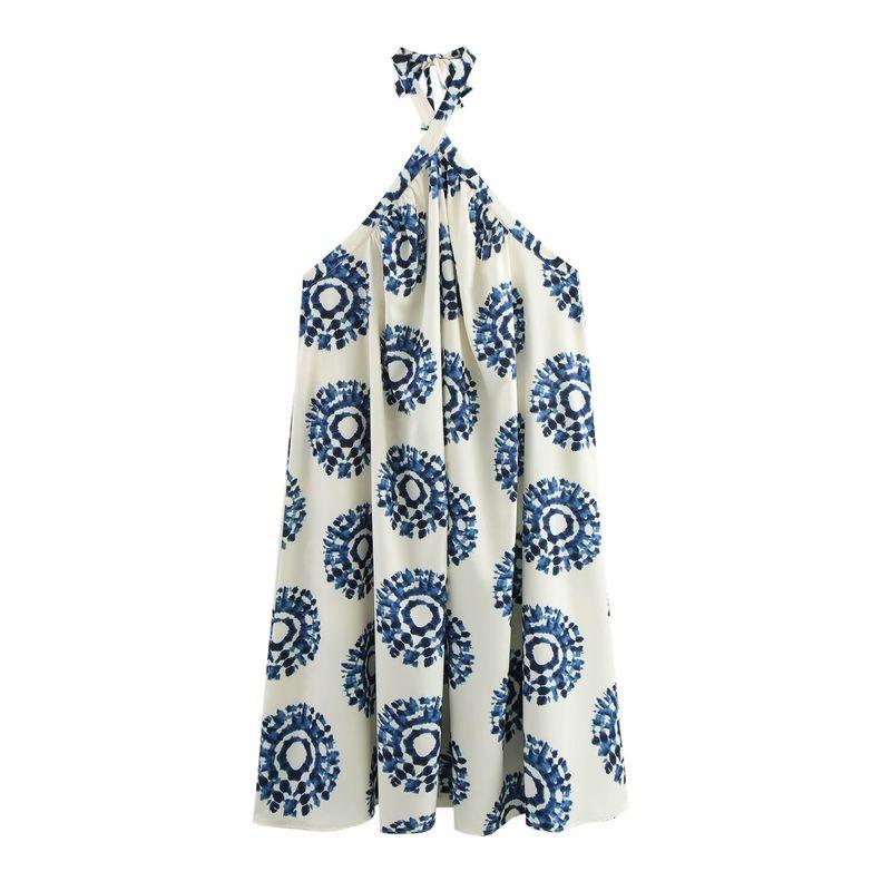 Kaslead Новое поступление Женская одежда Модный стиль Модный принт тай-дай с цветочным рисунком Стиль для отпуска Платье-халтер Image color L
Kaslead Новое поступление Женская одежда Модный стиль Модный принт тай-дай с цветочным рисунком Стиль для отпуска Платье-халтер Image color L