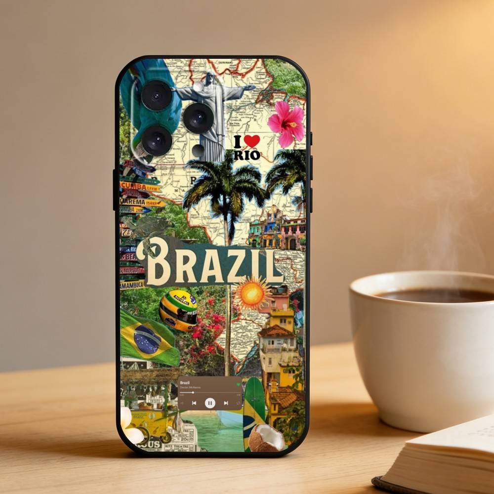 Brazil Brasil Summer Phone Case For iPhone 17 16 15 14 13 12 Max Plus Silicone Black Cover iPhone12PRO
Brazil Brasil Summer Phone Case For iPhone 17 16 15 14 13 12 Max Plus Silicone Black Cover iPhone12PRO