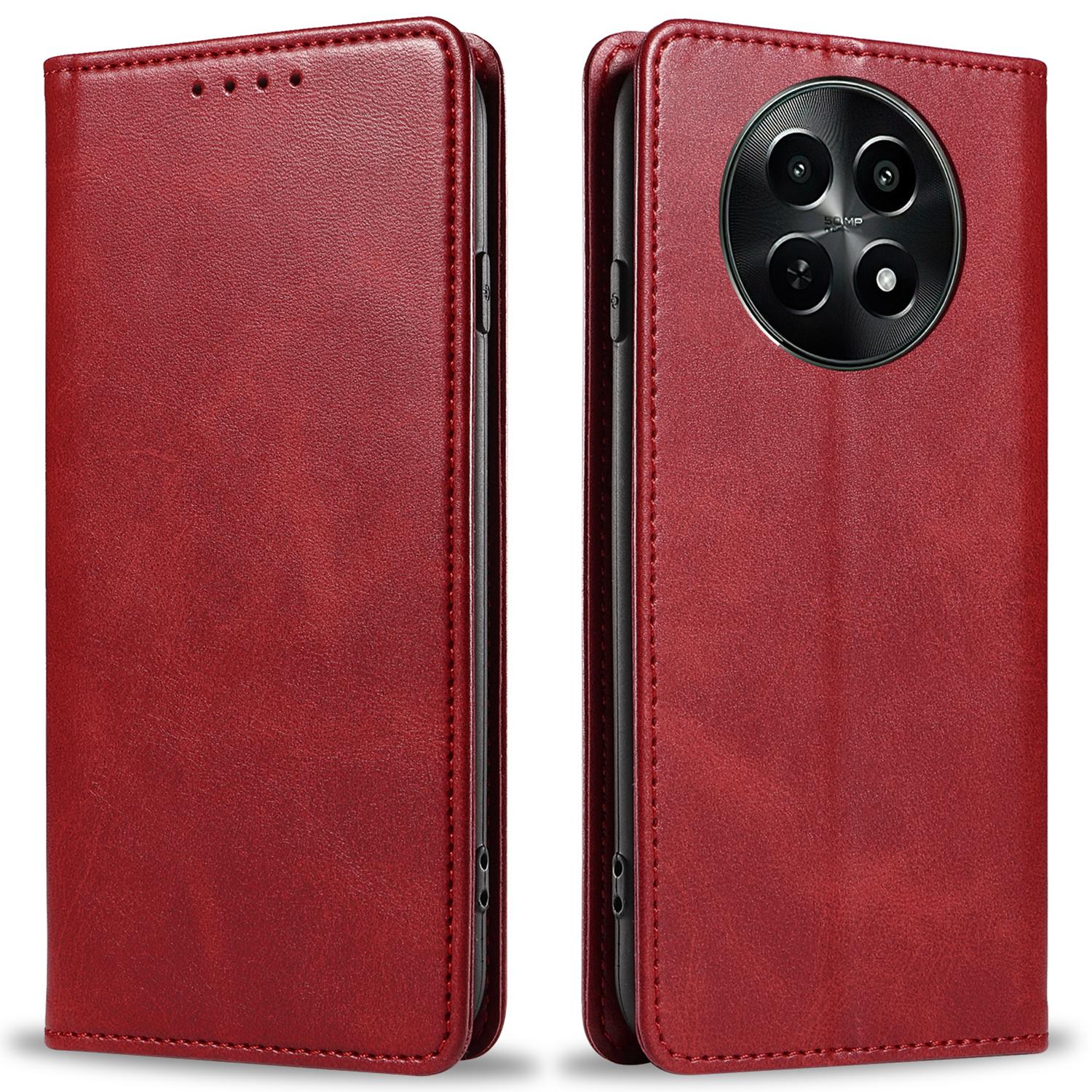 For Realme C65 5G Case Leather Wallet Book Flip Phone Cover Calf Texture Red
For Realme C65 5G Case Leather Wallet Book Flip Phone Cover Calf Texture Red