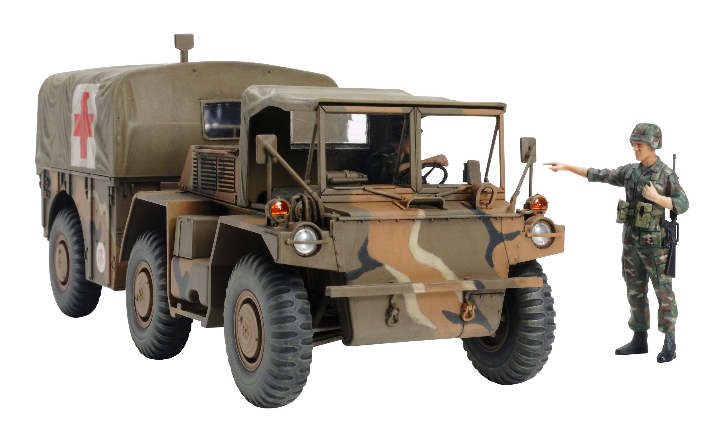 Tamiya Military Miniature Series US Army M792 Gamagoat Field Ambulance Plastic Model 35342 1/35 No.342
Tamiya Military Miniature Series US Army M792 Gamagoat Field Ambulance Plastic Model 35342 1/35 No.342